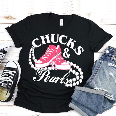 Chucks &amp; Pearls T-shirt