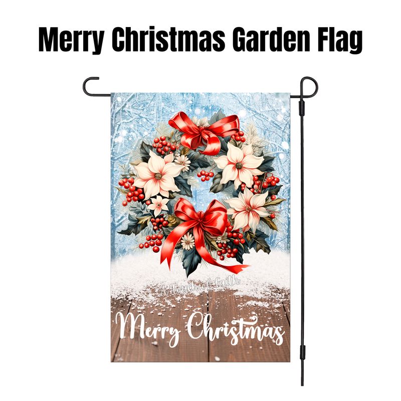 Merry Christmas Garden Flag