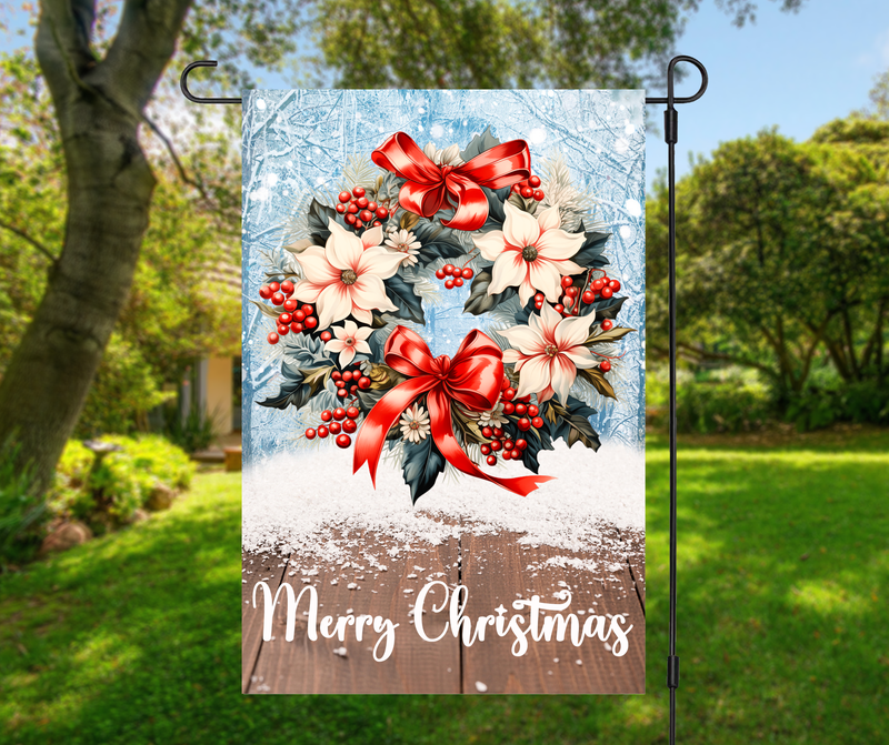 Merry Christmas Garden Flag
