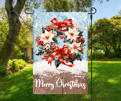 Merry Christmas Garden Flag