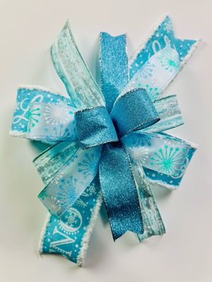 Let It Snow Winter Bow