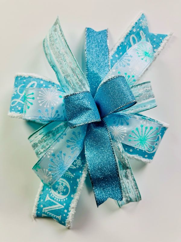 Let It Snow Winter Bow