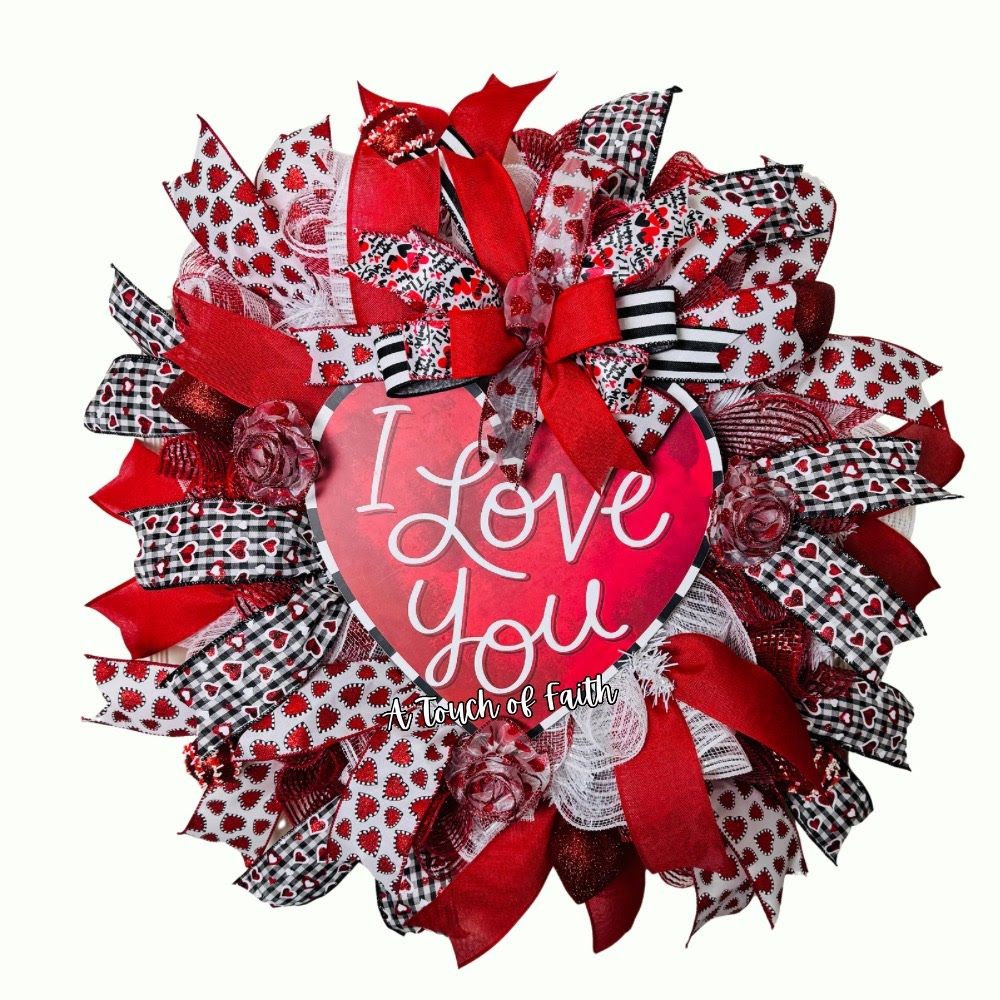 I Love You Wreath