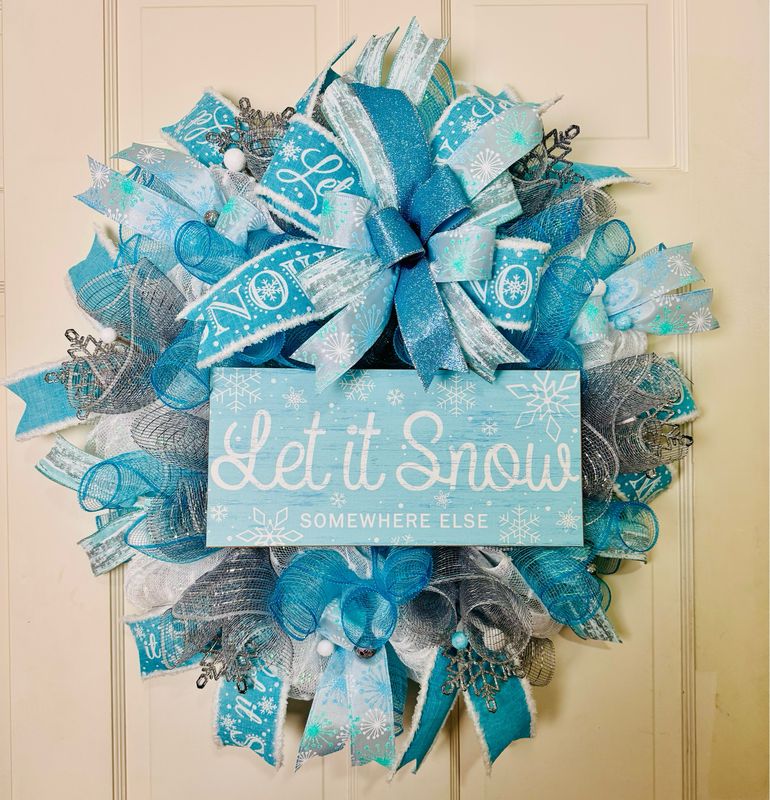 Let It Snow Wreath