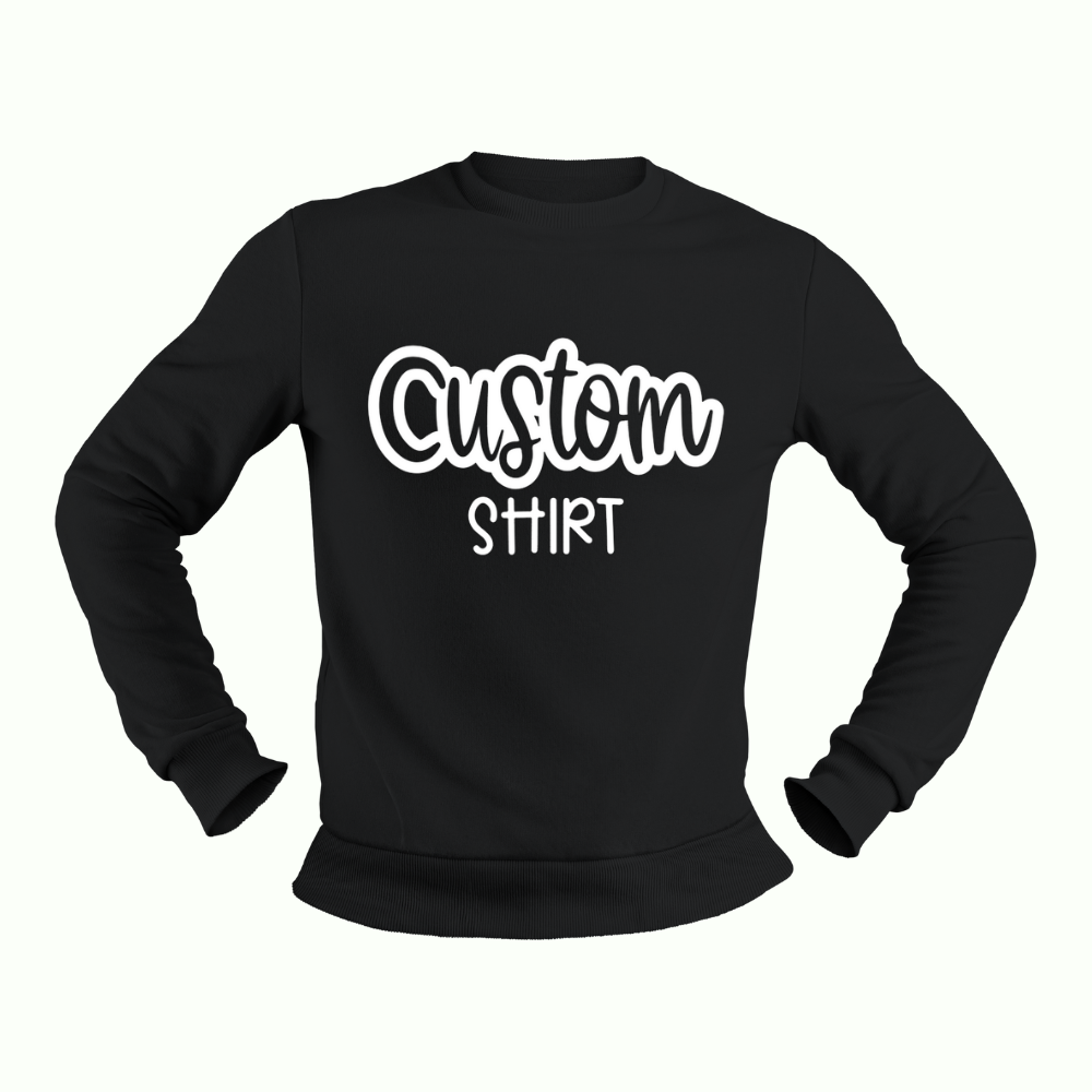 Custom 3D Puff Letter Long Sleeve Shirt