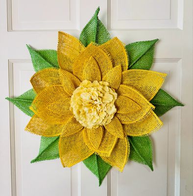 Magnolia Flower Wreath