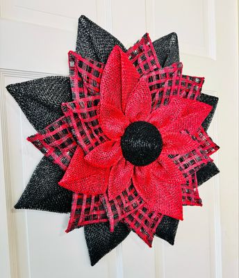 Ladybug Flower Wreath