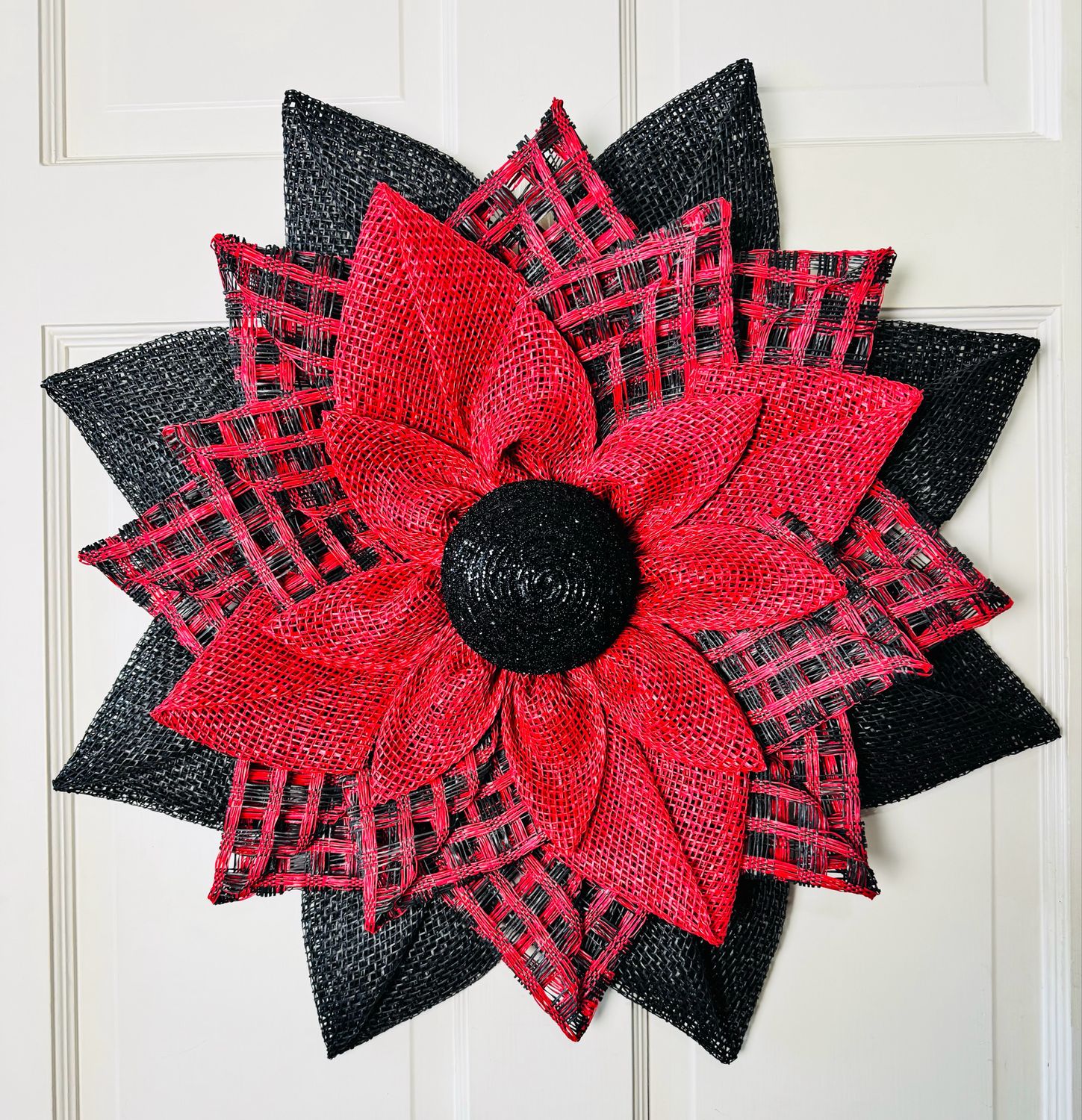 Ladybug Flower Wreath