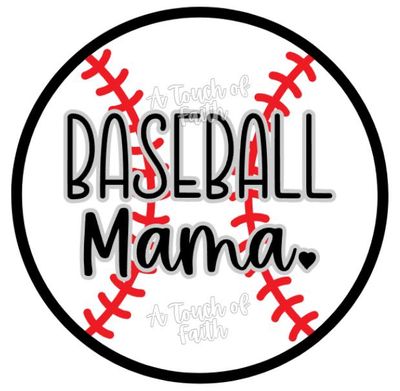 Baseball Mama Bag Charm