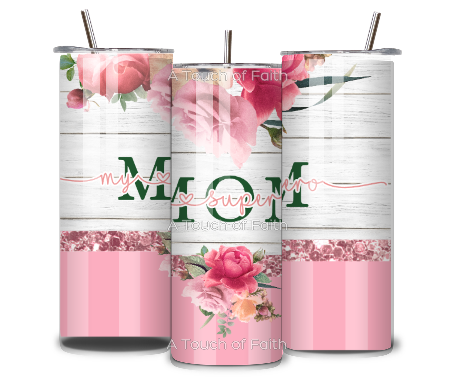 Mom My Superhero Tumbler