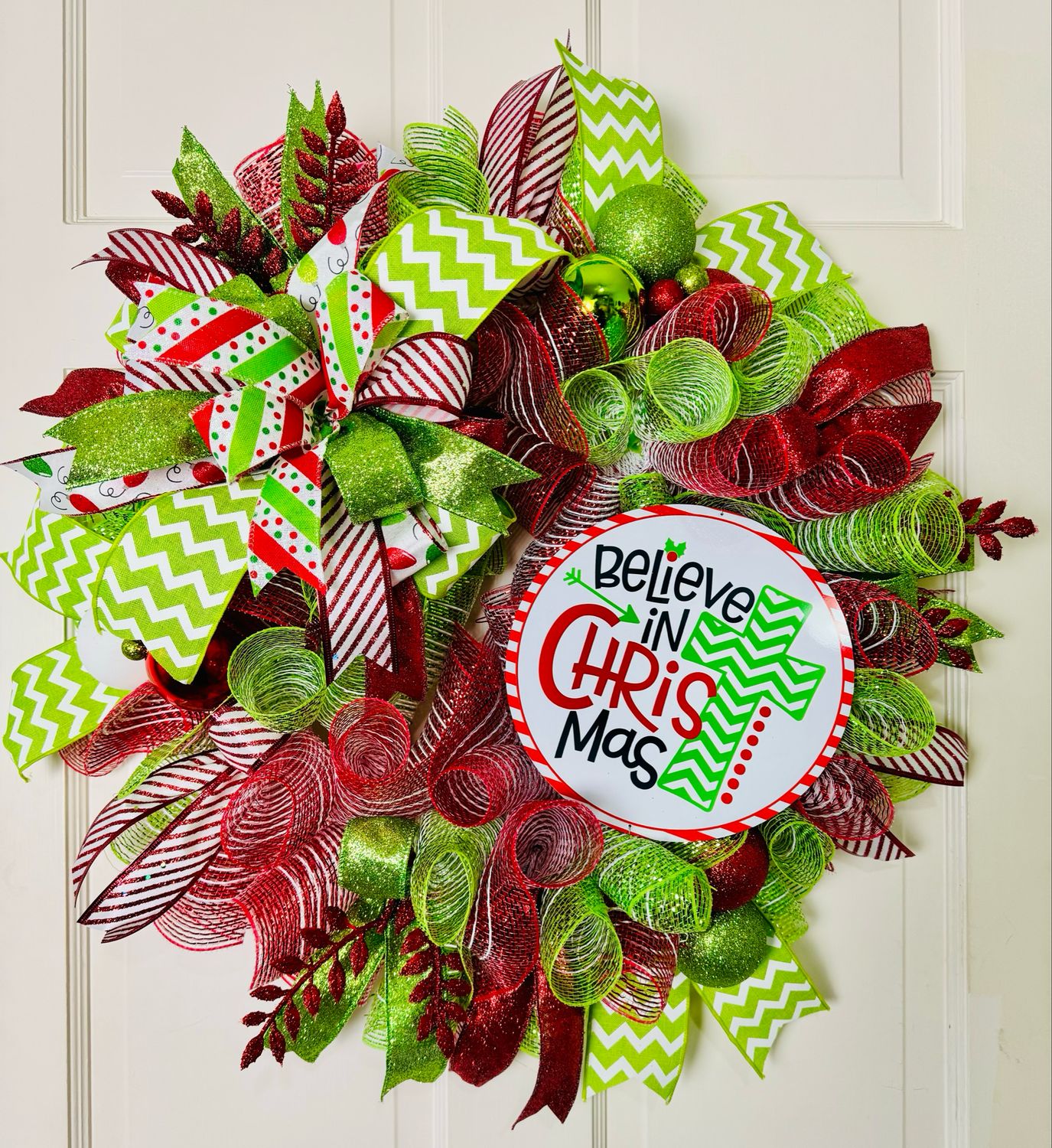 Believe in Christmas Wreath