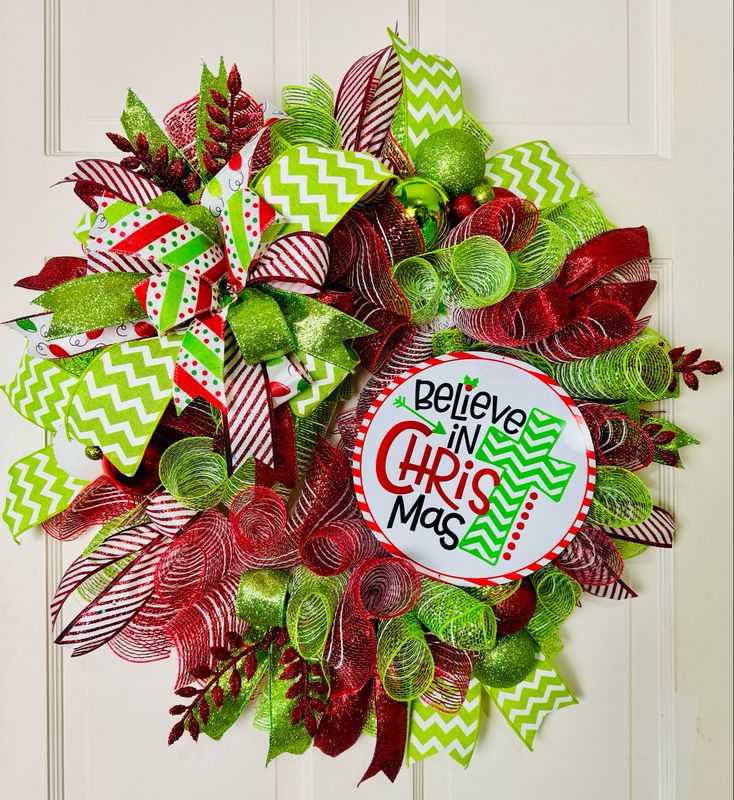 Believe in Christmas Wreath