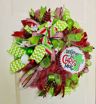 Believe in Christmas Wreath