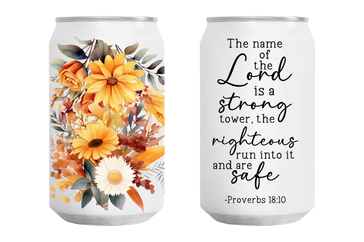 The Lord is a Strong Tower Glass Tumbler