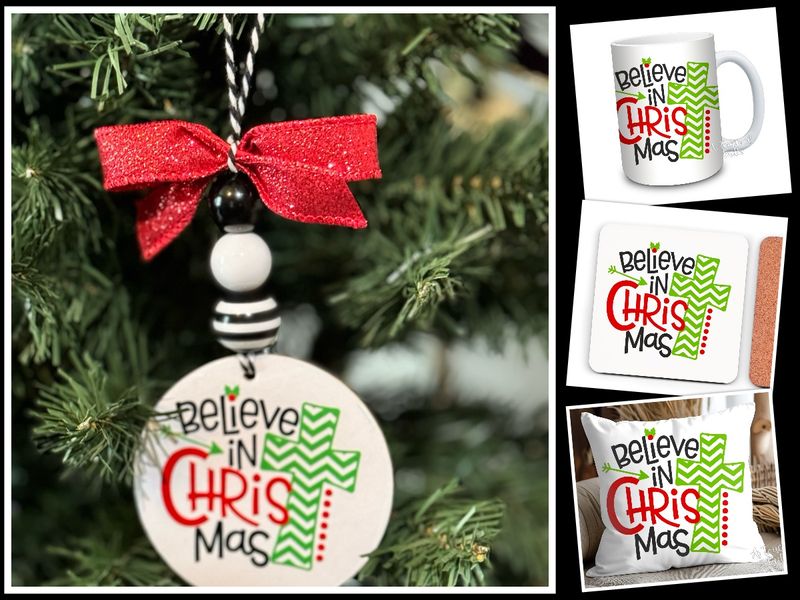Believe in Christmas Collection — Faith-Inspired Holiday Decor &amp; Gift Bundle