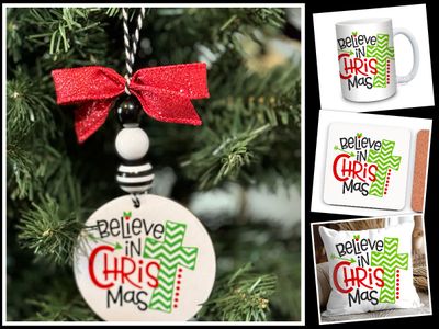 Believe in Christmas Collection — Faith-Inspired Holiday Decor &amp; Gift Bundle