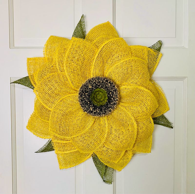 Sunflower Pixie Wreath