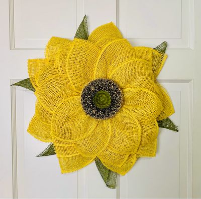Sunflower Pixie Wreath
