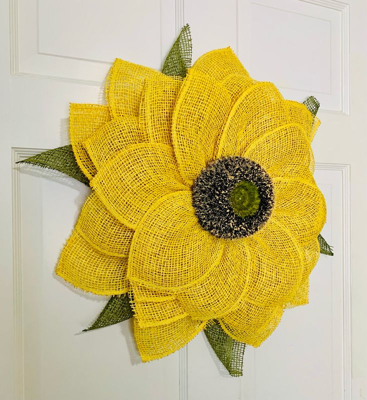 Sunflower Pixie Wreath
