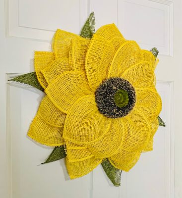 Sunflower Pixie Wreath