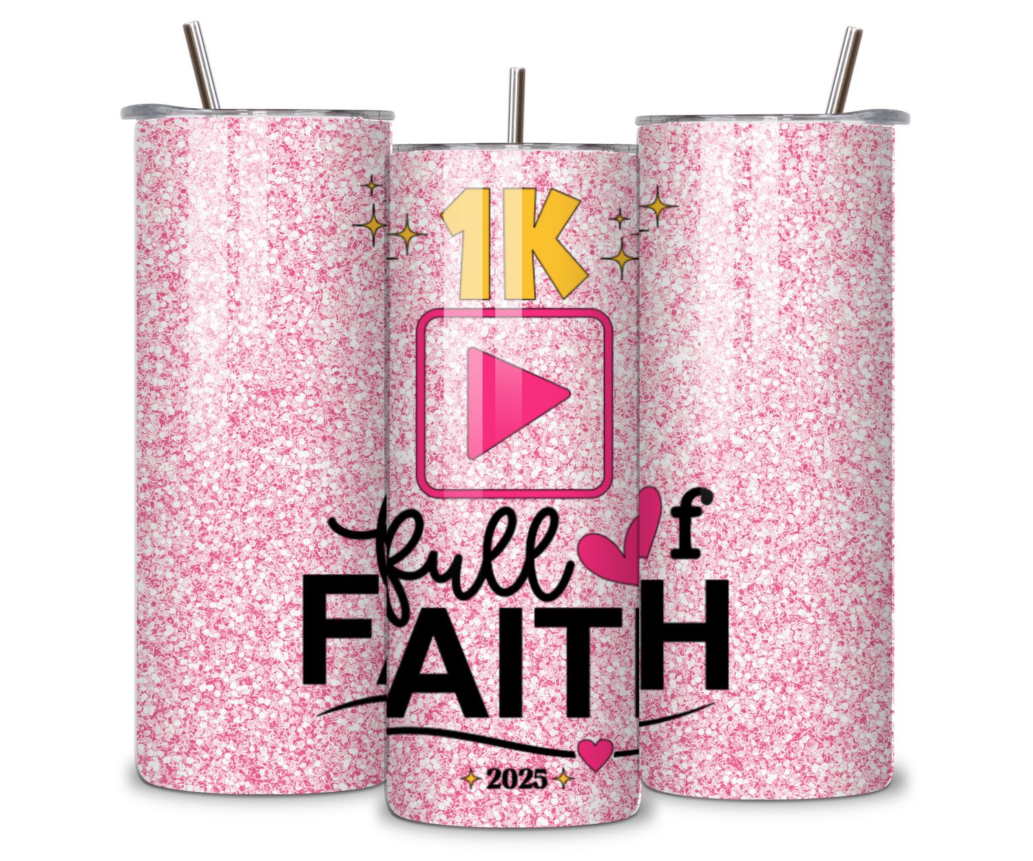 1K &amp; Full of Faith 20oz Tumbler | Limited Edition 2025 Celebration
