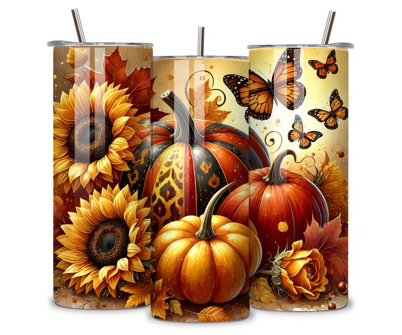 Pumpkin Orange Tumbler