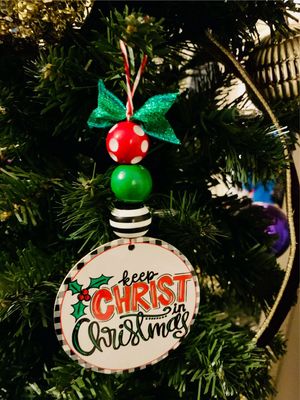 Keep Christ in Christmas Ornament