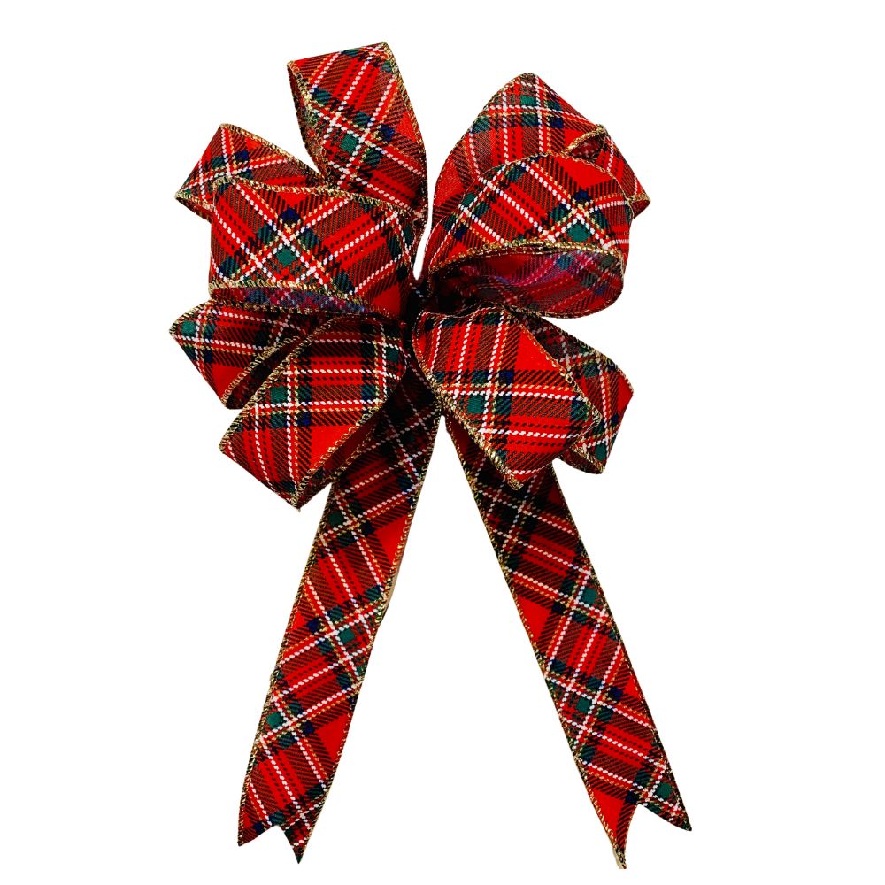 Classic Tartan Christmas Bow