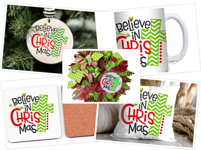 Believe in Christmas Collection — Faith-Inspired Holiday Decor &amp; Gift Bundle