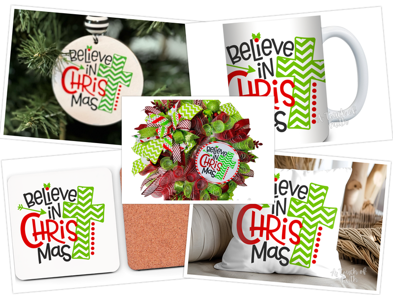 Believe in Christmas Collection — Faith-Inspired Holiday Decor &amp; Gift Bundle