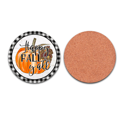 Happy Fall Y’all Coasters
