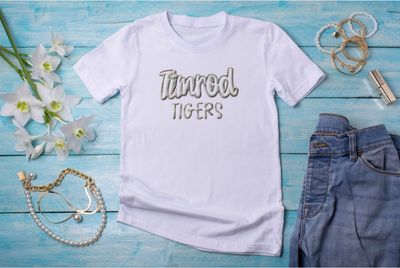 Custom 3D Puff Letter T-shirt
