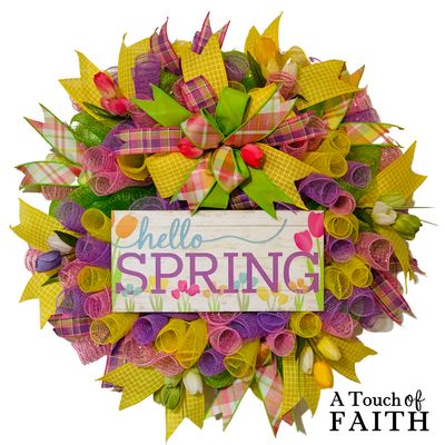 Hello Spring Wreath