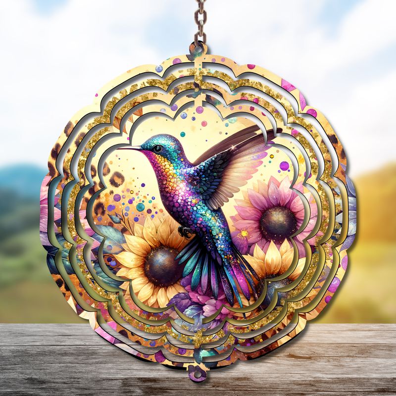 Hummingbird Wind Spinner