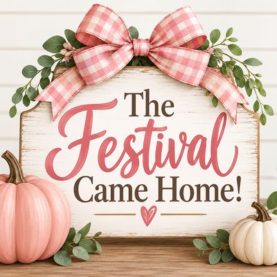 The Festival Came Home! 🛍️