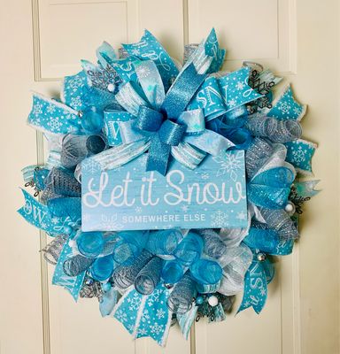 Let It Snow Wreath