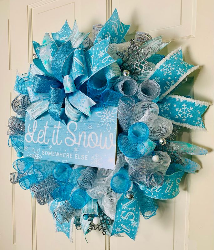 Let It Snow Wreath