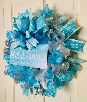 Let It Snow Wreath