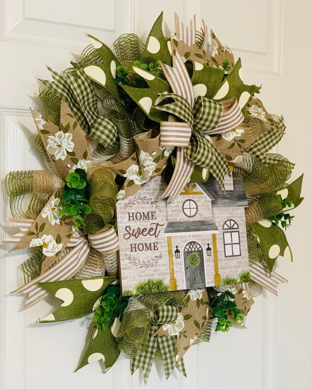 Home Sweet Home Wreath