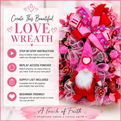 DIY Valentine Gnome Swag Tutorial