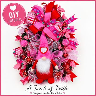 DIY Valentine Gnome Swag Tutorial