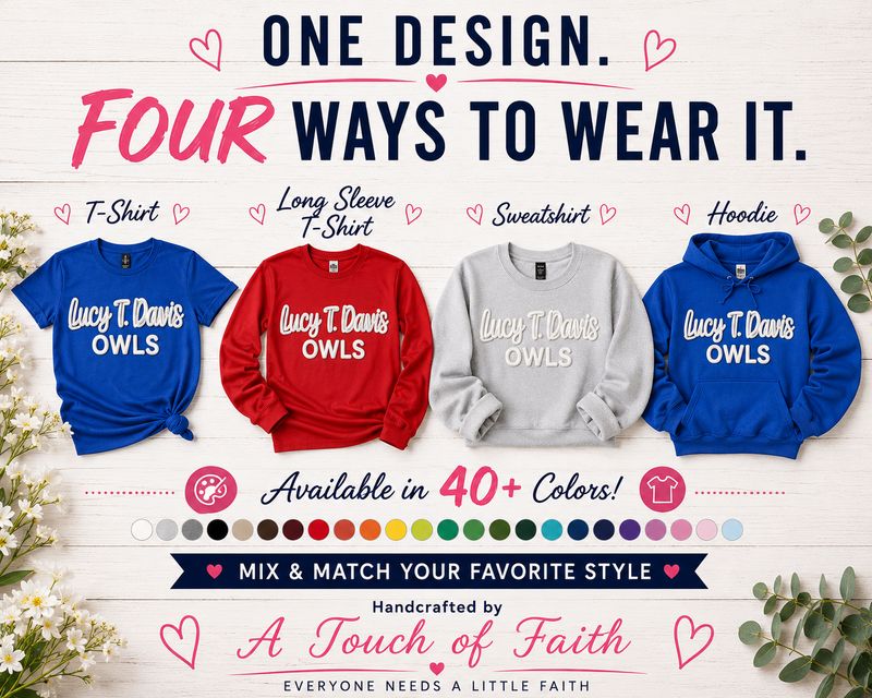 Custom 3D Puff Letter Sweatshirt