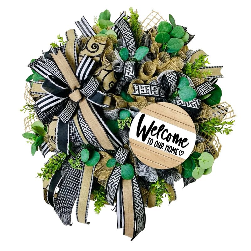 Everyday Welcome Statement Wreath