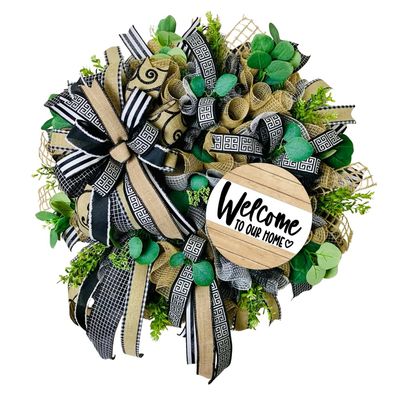 Everyday Welcome Statement Wreath