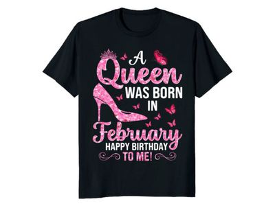 A Queen Was Born Birthday Shirt for Women