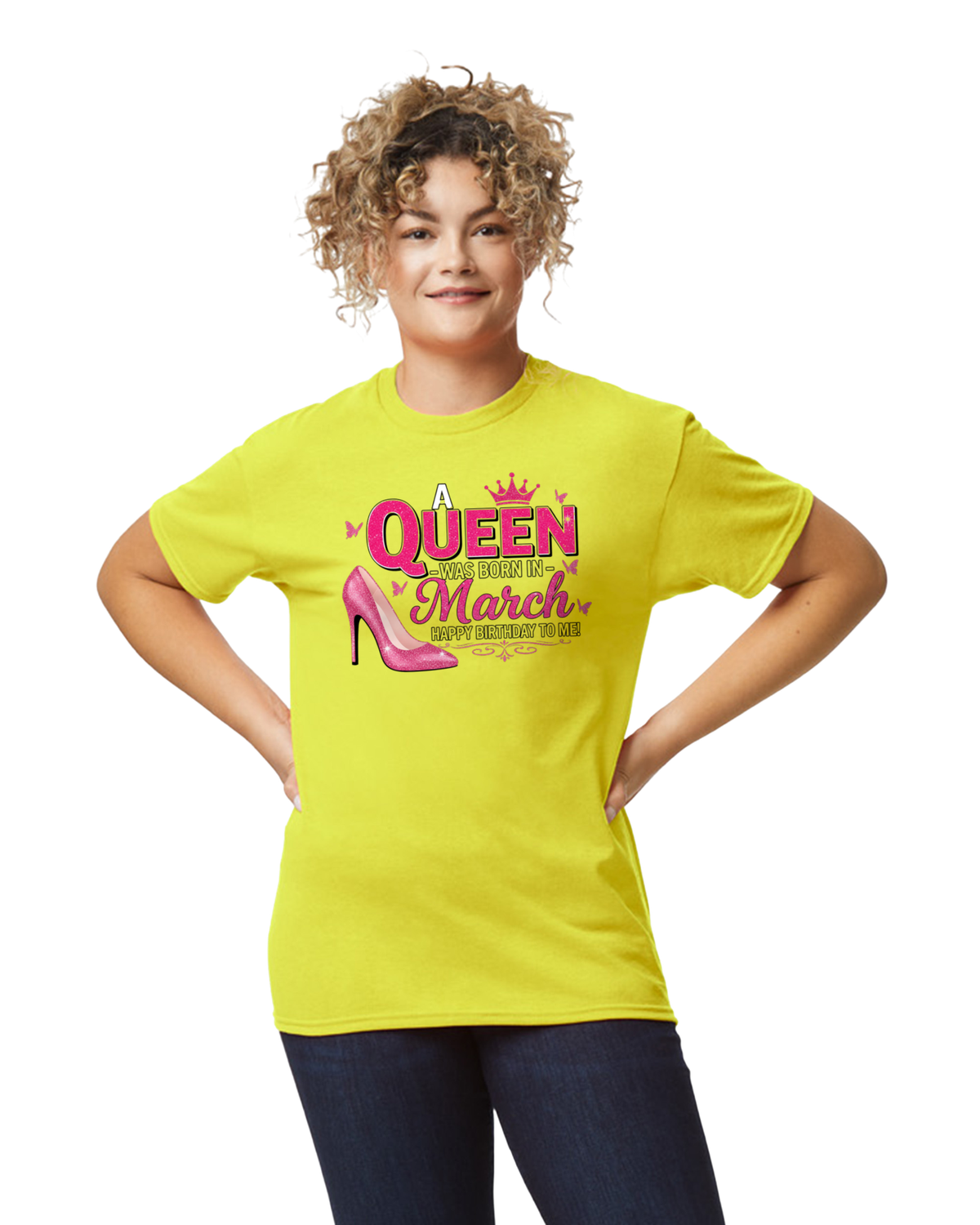 A Queen Was Born Birthday Shirt for Women