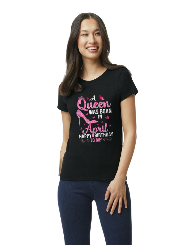 A Queen Was Born Birthday Shirt for Women