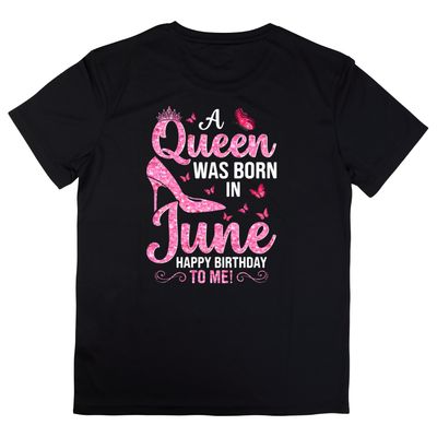 A Queen Was Born Birthday Shirt for Women