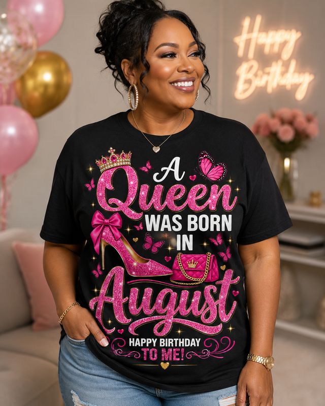 A Queen Was Born Birthday Shirt for Women