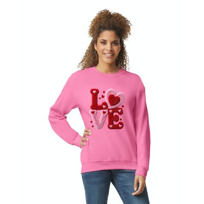 Love Chenille Valentine Sweatshirt